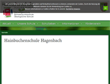 Tablet Screenshot of hainbuchenschule.info